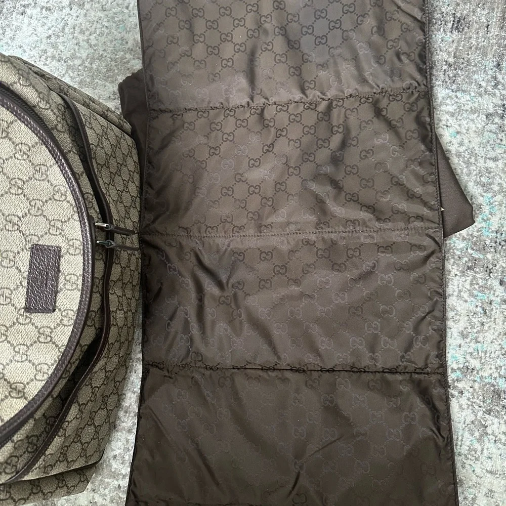 Gucci Brown GG Supreme Coated Canvas Diaper Bag (2019)